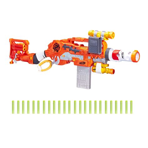 The <b>Nerf</b> Zombie Strike <b>Scravenger</b> is a much more customizable upgrade to the Zombie Strike Slingfire. . Nerf scravenger
